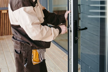Cleaning And Polishing Glass Door Installation in San Carlos Park, FL